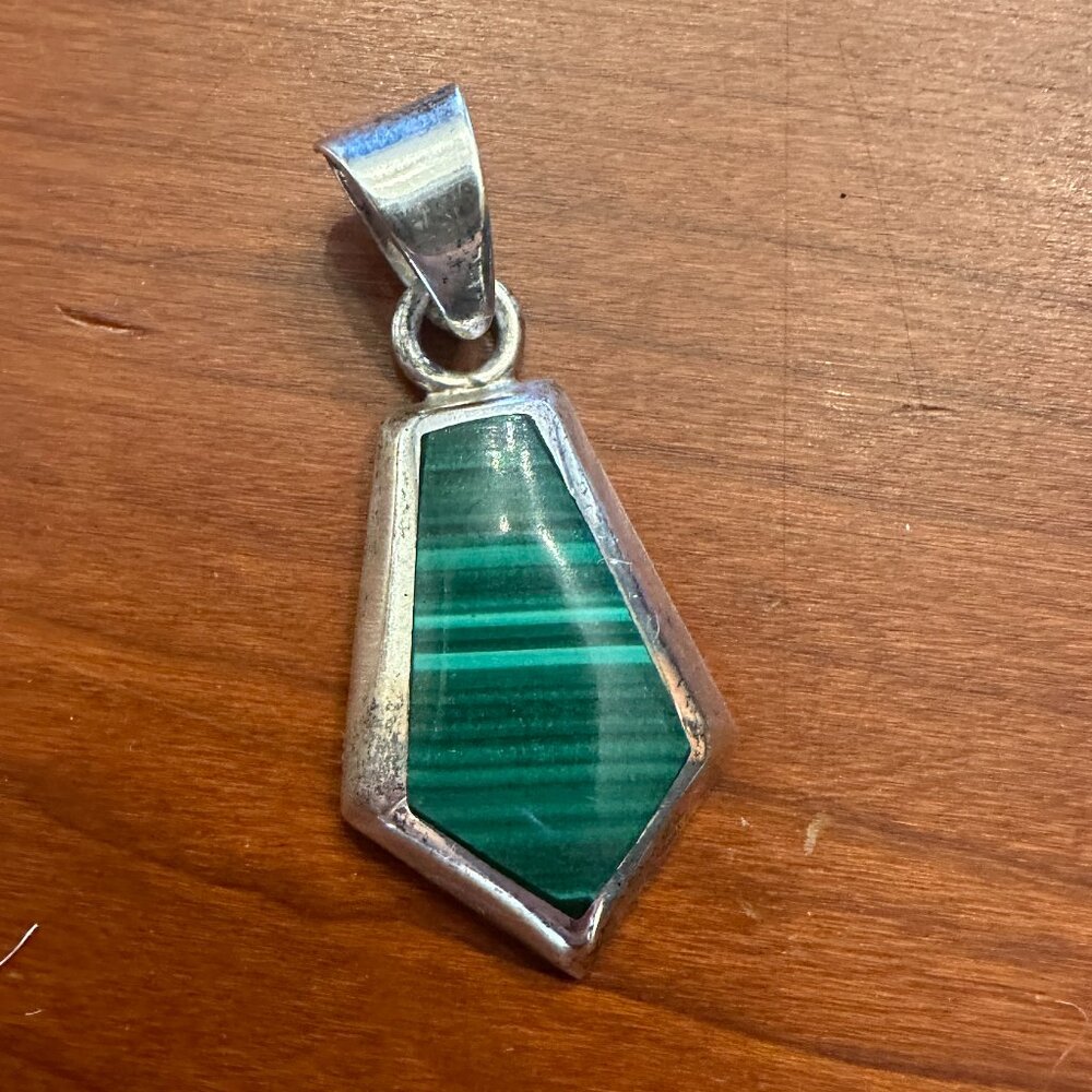 Green Malachite Pendant